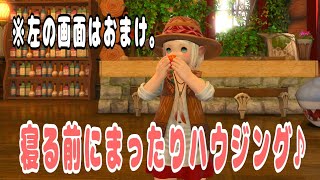 【5年ぶりのFF14🌼GaiaDC】作業枠！寝る前にまったりハウジングやります♪【182日目】