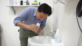 การล้างจมูก ด้วยกระบอกน้ำเกลือ Nasal Irrigation   ---นพ.วิรัช