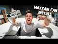 MAXXAIR FAN INSTALL | DIY Fiat Ducato Van Conversion - No Experience Van Build