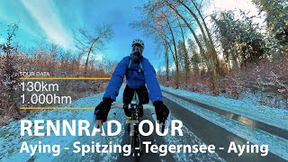 Rennrad Tour München Sylvenstein Tegernsee Aying über Bad Tölz