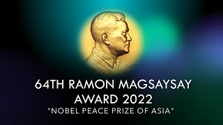 64th Ramon Magsaysay Award 2022 || रेमन मैग्सेसे पुरस्कार #currentaffairs #awards2022