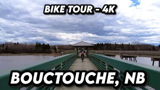 🚴‍♂️🌊 Scenic Bike Ride in Bouctouche, New Brunswick in 4K | Coastal Adventure 🎥🇨🇦