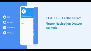 Flutter Navigation Drawer Example | Flutter tutorial | Codeplayon
