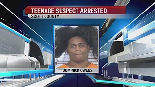 Teen suspect arrested in Scott County