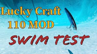 Surf Fishing - Lucky Craft 110 Mod Underwater SWIM TEST