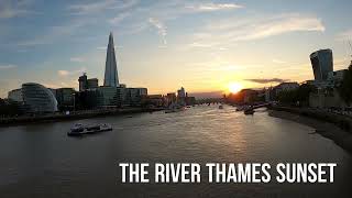 Riverside Radiance: A Mesmerizing Sunset Over the Iconic River Thames!