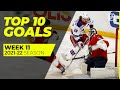 Top 10 Goals from Week 11 of the 2021-22 NHL Season