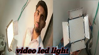 Professional led video light unboxing| Led 320| halogen|