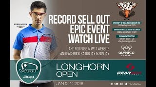 2018 WRT Longhorn Open Semi Finals  Rodrigo Montoya vs. Eduardo Garay