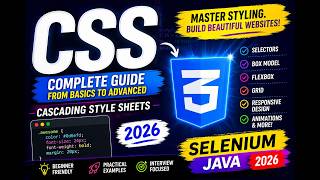 42. CSS (Selenium Java 2026)