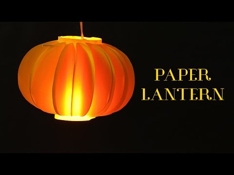 DIY Hanging Paper Lantern - How to Make Paper Lantern at Home DIY Hanging Paper Lantern - How to Make Paper Lantern at Home