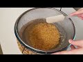 kazakh dessert maysok. roasted millet dessert. gluten free. asmr cooking.