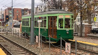 (Side View) Merry Christmas! VTA Historic Trolley Full Ride - Northbound