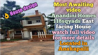 Anandini Homes 118sqyads East Facing house full details and prices about 90,118,150sqyads house's