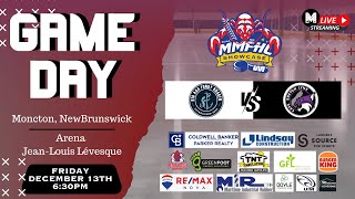 Moncton Showcase Fundy Kraken vs Cape Breton Lynx Friday December 13th 6:30pm