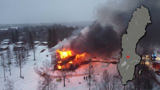 Brand på skidanläggning  TRAILER