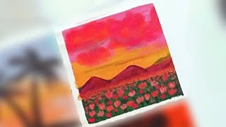 Easy acrylic painting for beginners|| step by step painting for beginners || easy painting tutorial