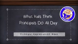 Portlock Primary - Principal Appreciation Video