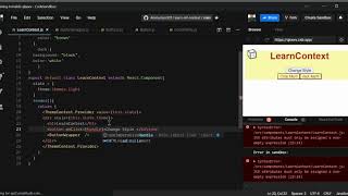 React Tutorial 49 - Toggling Light/Dark Theme in React