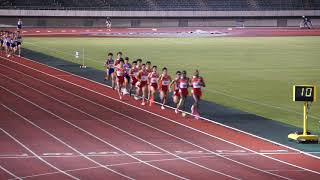 20200905「山口陸協ナイター記録会」5000ｍ３組（1000ｍ通過）