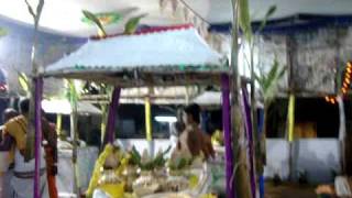 Thiruvarangulam Kumbabishekam first day yaha pooja