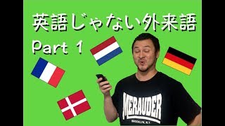 それ英語じゃないよ！英語以外の外来語