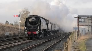 SR 34067 Tangmere, 1st Winter Cumbrian Mountain Express of the year 01/02/25