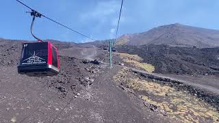 Italie Sicile Montée vers le sommet de l'Etna Full Téléphérique et bus / Italy Sicily Etna