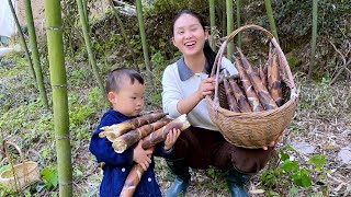 一笋多吃，色香味齐全，一家人吃得津津有味