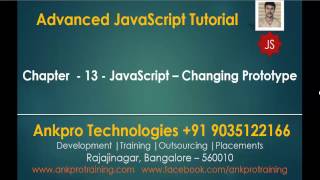 Advanced JavaScript - Chapter 13 - Changing Prototype