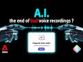 🎤 INCREDIBLE A.I. for EVERYONE that FIXES BAD Voice Recordings! Just Drag + Drop (Project Shasta)