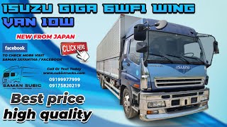 Isuzu Gigamax 6wf1 wing van check now how nice this unit?