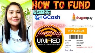 Step by step tutorial how to fund gcash dragonpay to unified ecash account #ecash #fund #realtime