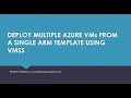 AZURE ADMINISTRATOR AZ-104: 39-DEPLOY MULTIPLE AZURE VMs FROM A SINGLE ARM TEMPLATE USING VMSS