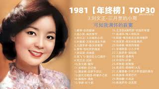 1981年排行歌曲