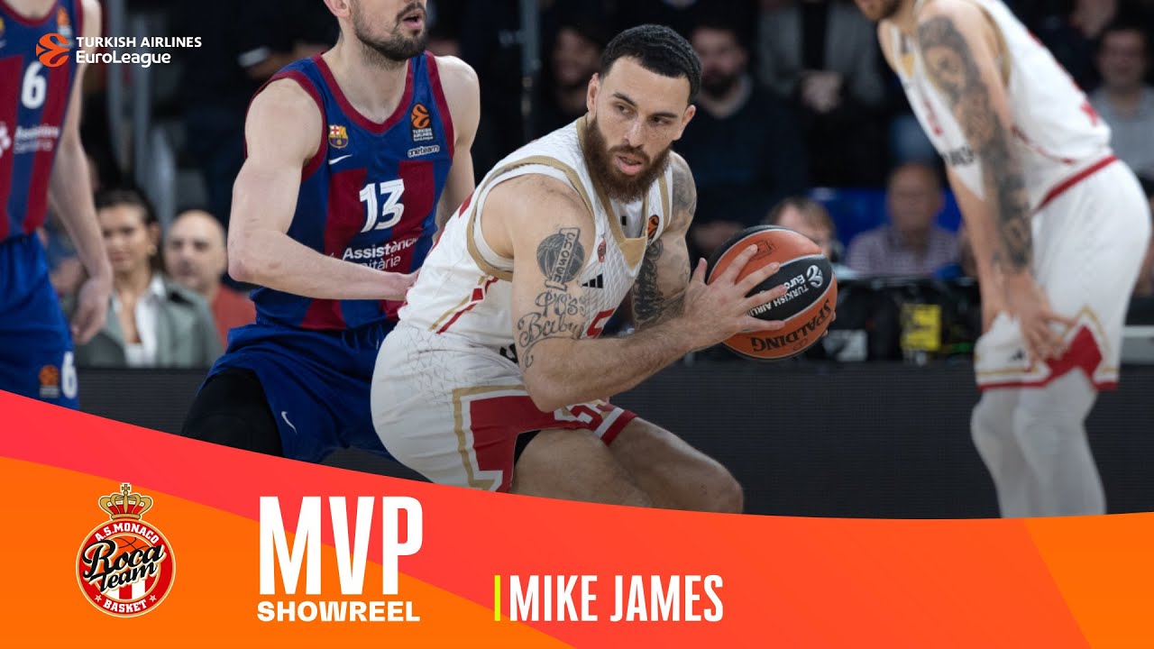 Mike James February Mvp Showreel Turkish Airlines Euroleague Youtube