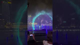 Singapore Marina Bay sands light show