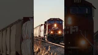 CP AC4400CWM 8137 leads CPKC 230 Eastbound (12/30/2024) #train #cpkc