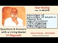 301118 பய உணர்ச்சி fear feeling q u0026a sri bagavath tamil