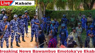 BREAKING NEWS!! POLICE ESAZEKO BUBINYO BOBI WINE EKABALE BAWAMBYE EMOTOKA ABANTU BATABUSE