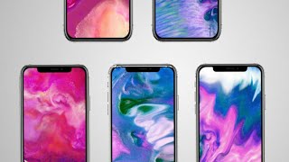 Get iphone x fluid live wallpaper on any android device |
