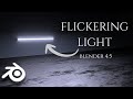 Create Flickering Lights in 2 minutes | Blender 4.5