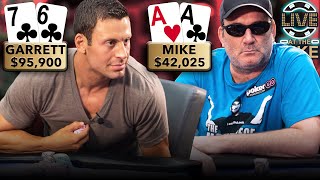 INSTANT CLASSIC! LEGENDS OF POKER COLLIDE IN A HAND FOR THE AGES ♠ Live at the Bike!