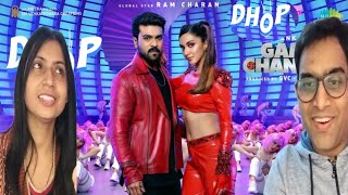 Dhop Lyrical Video Song Reaction | Game Changer | Ram Charan, Kiara Advani | Thaman S | Shankar