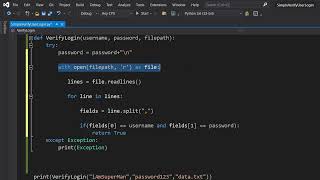 Simple User Login System Using Python