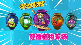 Plants vs. Zombies: Penetrating plants vs. 30 surfing zombies [Sister Dou said the game]