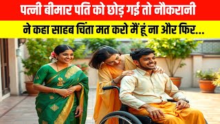 पत्नी बीमार पति को || छोड़कर गई || तो नौकरानी ने कहा साहब चिंता मत करो मैं हूं ना ||Emotional Story