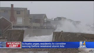 Scituate Residents Encouraged To Leave Before Nor'easter