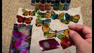 🦋 Recycled Plastic Stained glass Butterfly  ♻️