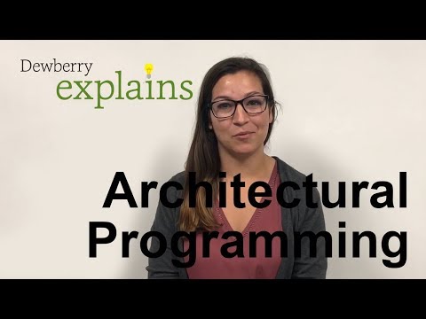 How do you create an architectural space program?